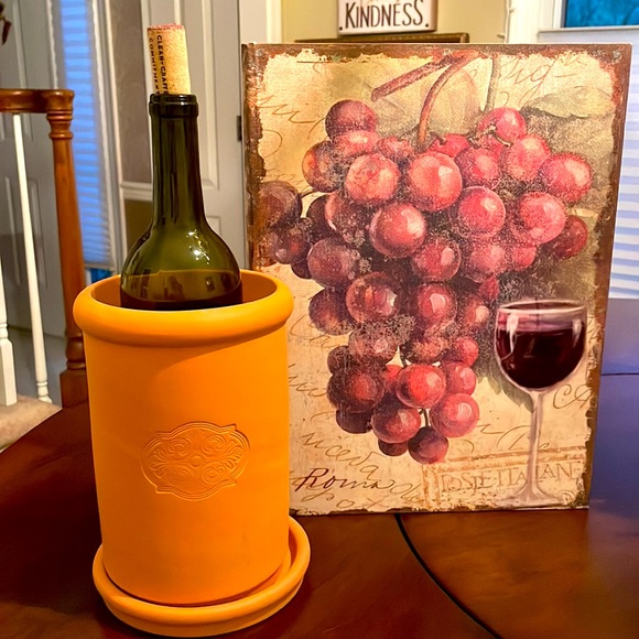 Southern Living At Home Other - Terra Cotta wine cooler with coaster